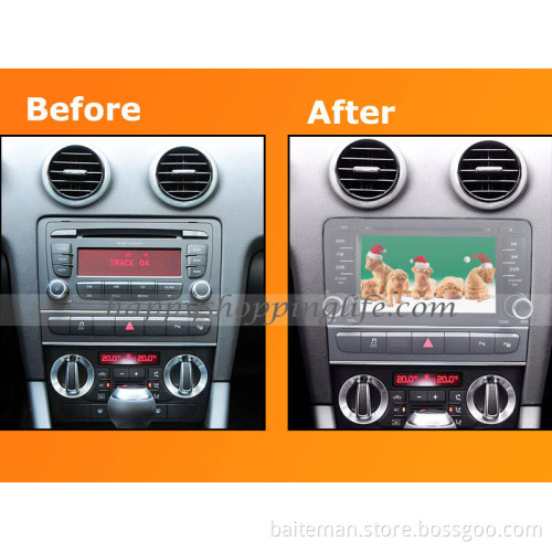 Android Car DVD Player GPS Navigation Wifi 3G for Audi A3 2003-2011 Bluetooth Touch Screen